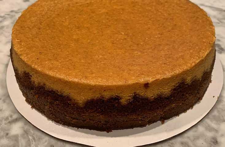 Pumpkin cheesecake