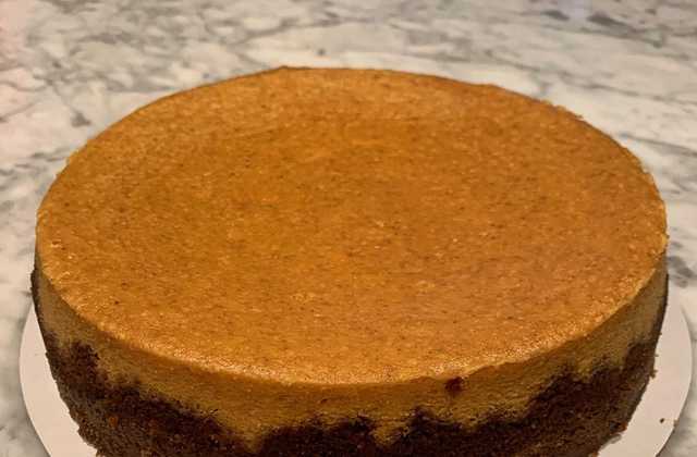 Pumpkin cheesecake